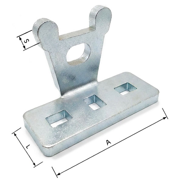 MINUTEX Portalucchetto Corazzato Verticale Tiger Acciaio Zincato Bianco - MINUTEX - Immagine 2